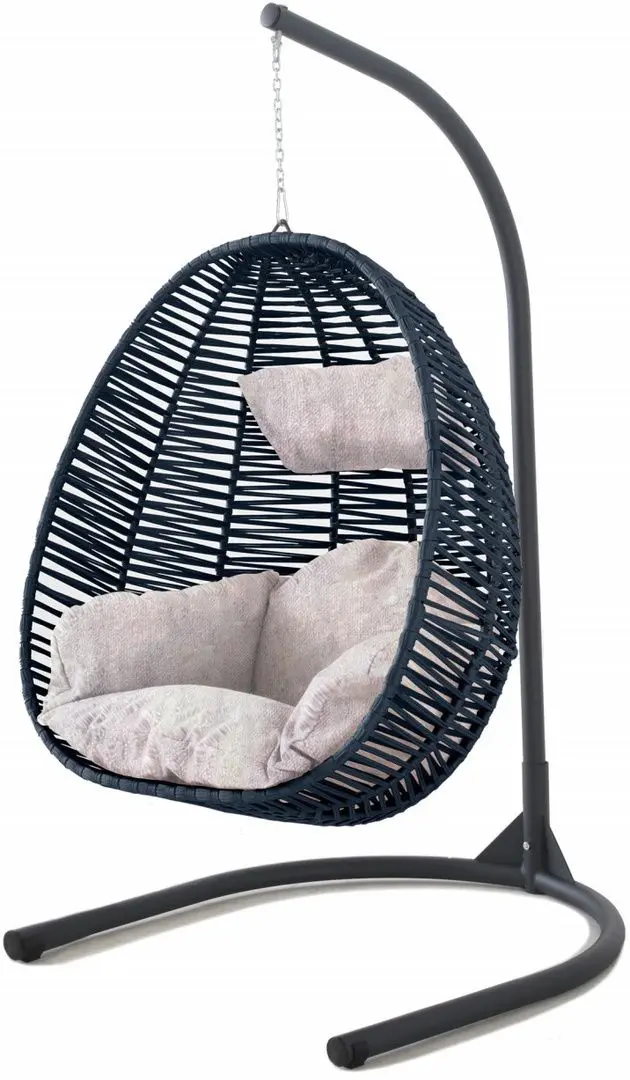 Fotoliu-cocon MDE Darin (Navy Blue) - 7