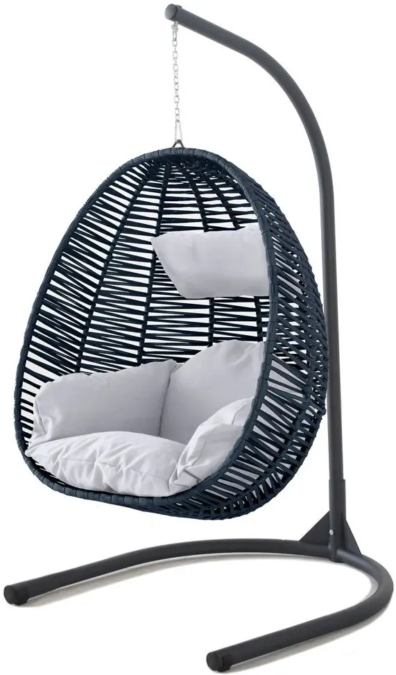 Fotoliu-cocon MDE Darin (Navy Blue) - 6