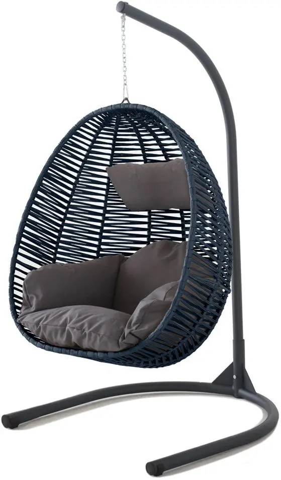 Fotoliu-cocon MDE Darin (Navy Blue) - 5