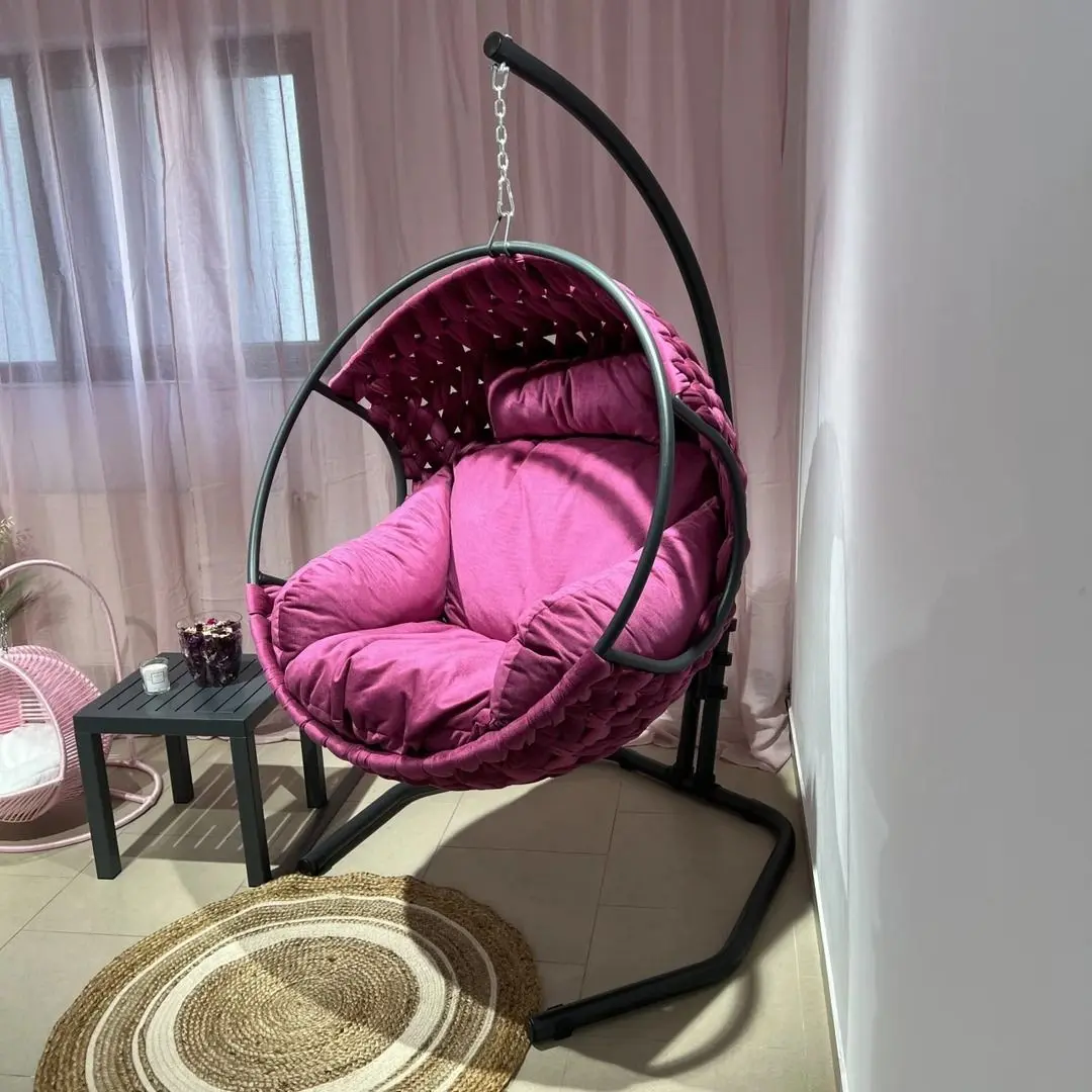 Fotoliu-cocon MDE Tedi (Mauve) - 2