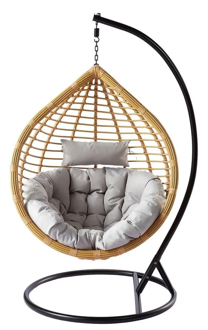 Кресло-кокон Mirjan24 Cykoria/Bali (Natural/Black/Gray) - 2