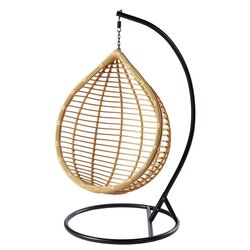 Кресло-кокон Mirjan24 Cykoria/Bali (Natural/Black/Gray) Thumb