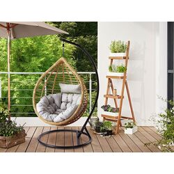 Кресло-кокон Mirjan24 Cykoria/Bali (Natural/Black/Gray) Thumb