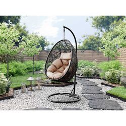 Fotoliu-cocon Mirjan24 Musarika/Fogo (Black/Cream) Thumb