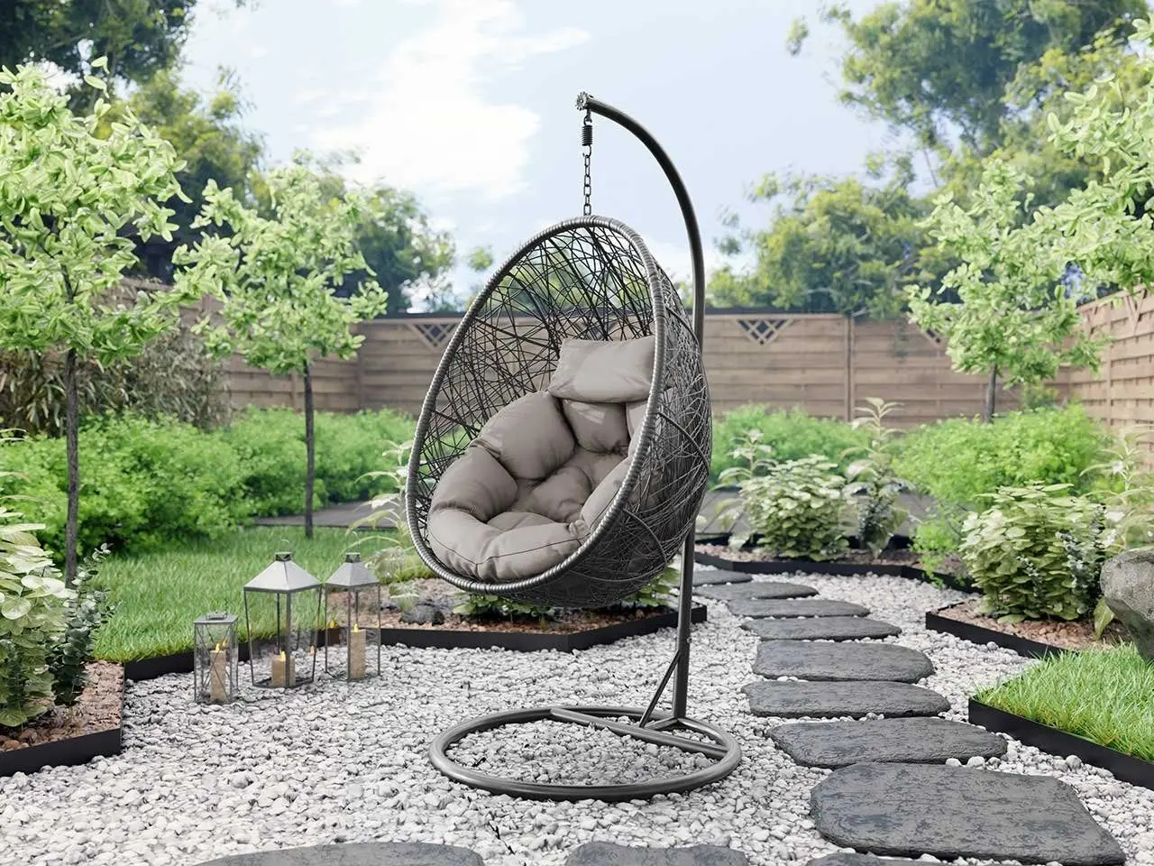 Кресло-кокон Mirjan24 Musarika/Fogo (Gray) - 4