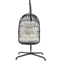 Кресло-кокон Mirjan24 Rimako/Gafi (Black/Cream) Thumb