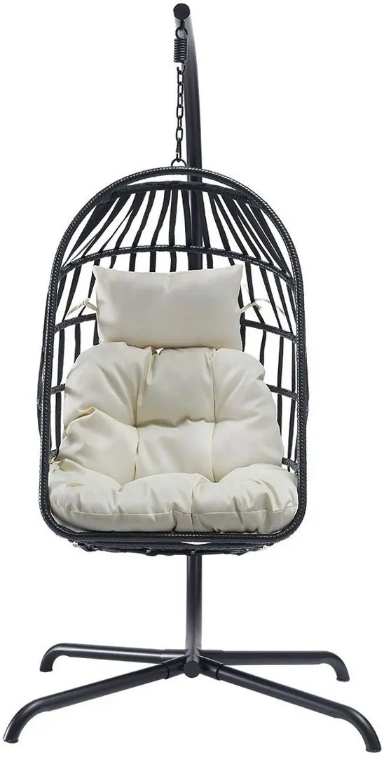 Кресло-кокон Mirjan24 Rimako/Gafi (Black/Cream) - 8