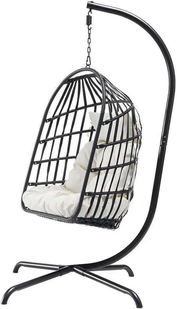 Кресло-кокон Mirjan24 Rimako/Gafi (Black/Cream) - 6