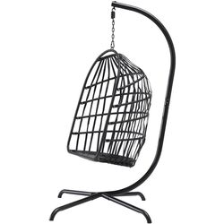 Кресло-кокон Mirjan24 Rimako/Gafi (Black/Cream) Thumb