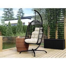 Кресло-кокон Mirjan24 Rimako/Gafi (Black/Cream) Thumb