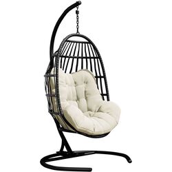 Кресло-кокон Mirjan24 Solabo/Elmariko (Black/Cream)