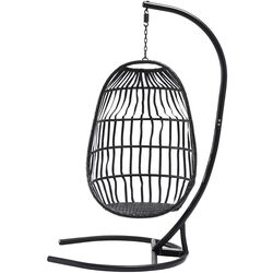 Fotoliu-cocon Mirjan24 Solabo/Elmariko (Black/Cream) Thumb