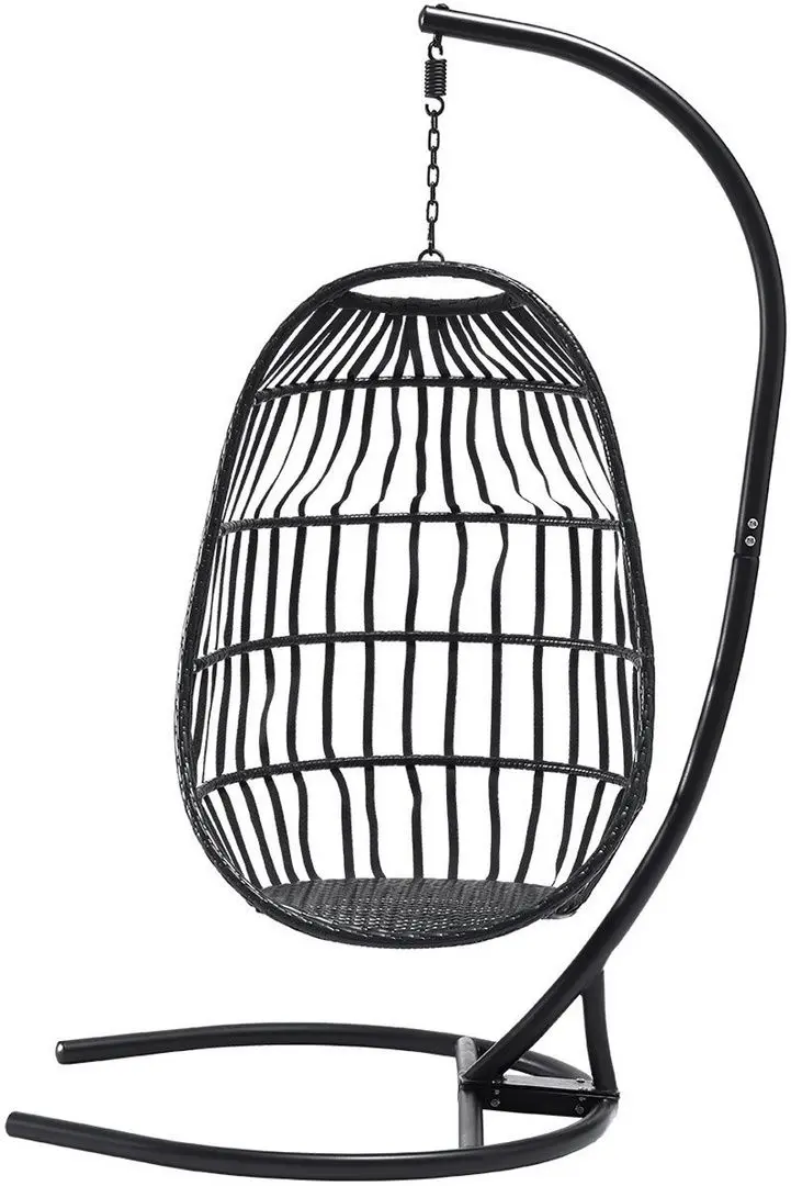 Fotoliu-cocon Mirjan24 Solabo/Elmariko (Black/Cream) - 6