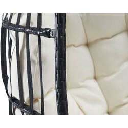Fotoliu-cocon Mirjan24 Solabo/Elmariko (Black/Cream) Thumb