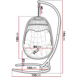 Кресло-кокон Mirjan24 Solabo/Elmariko (Gray) Thumb