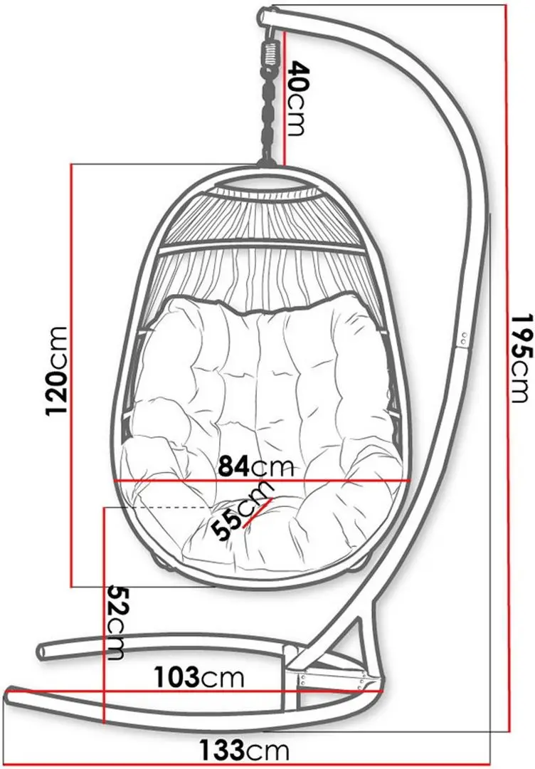 Кресло-кокон Mirjan24 Solabo/Elmariko (Gray) - 2