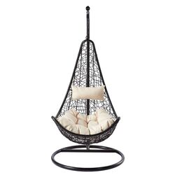 Fotoliu Mirjan24 Red/Boho (Black/Cream) Thumb