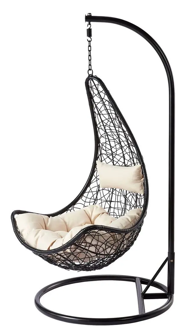 Fotoliu Mirjan24 Red/Boho (Black/Cream)