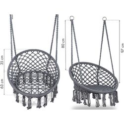 Кресло подвесное Modern Home GW-076 (Grey) Thumb