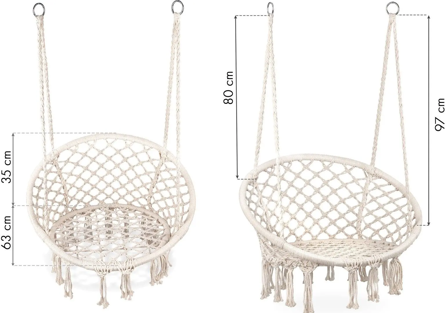 Fotoliu suspendat Modern Home GW-076 (White)