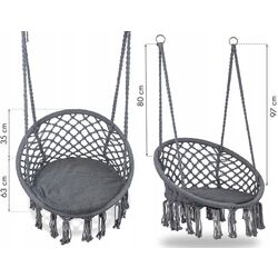 Кресло подвесное Modern Home GW-076A (Grey) Thumb