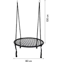Кресло подвесное Modern Home GW-908 (Black) Thumb