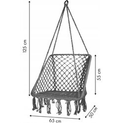 Кресло подвесное Modern Home GW-911 (Grey) Thumb