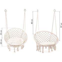 Кресло подвесное Modern Home GW-076A (White) Thumb