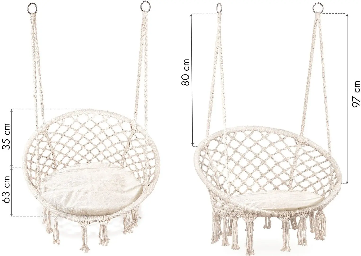 Кресло подвесное Modern Home GW-076A (White)