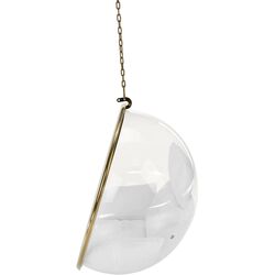 Fotoliu suspendat Tempo Kondela Bubble New Tip 1 106 (Transparent/Golden/White) Thumb