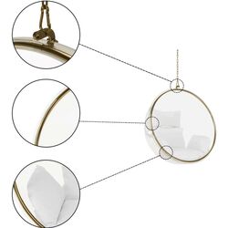 Fotoliu suspendat Tempo Kondela Bubble New Tip 1 106 (Transparent/Golden/White) Thumb