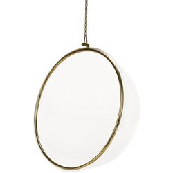 Fotoliu suspendat Tempo Kondela Bubble New Tip 1 106 (Transparent/Golden/White) Thumb