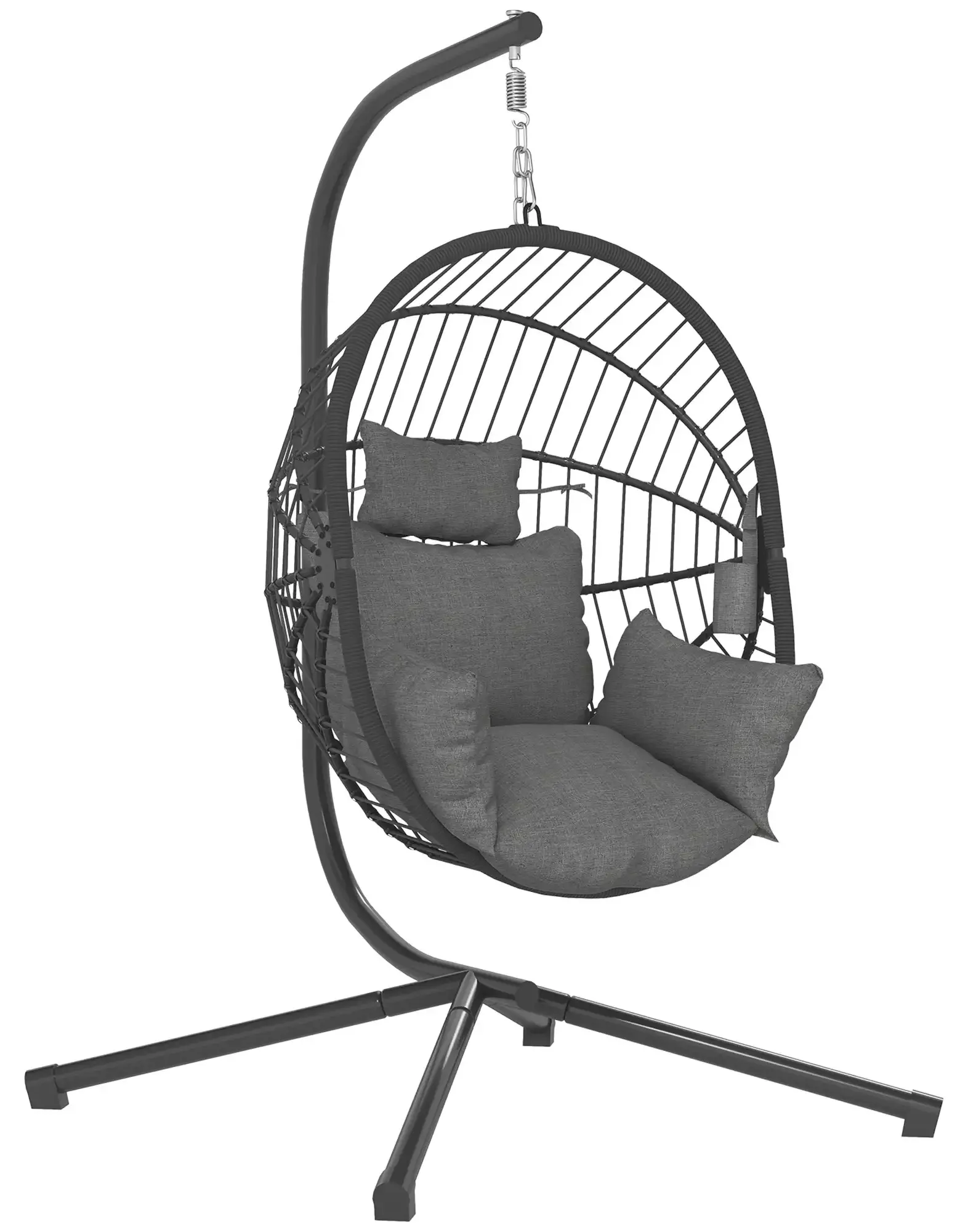 Кресло-кокон Outsunny 84A-302V00GY (Grey) - 3