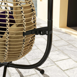 Кресло-кокон Outsunny 84A-304V00BG (Beige/Black) Thumb