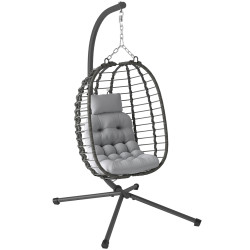 Fotoliu-cocon Outsunny 867-281V00LG (Grey) Thumb