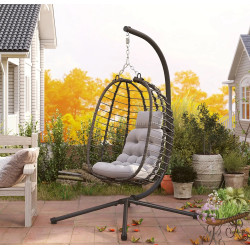 Fotoliu-cocon Outsunny 867-281V00LG (Grey)