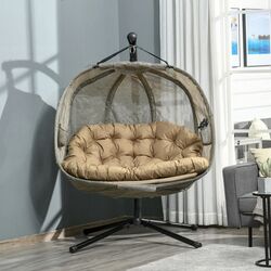 Кресло подвесное Outsunny 84A-208 (Khaki/Black)