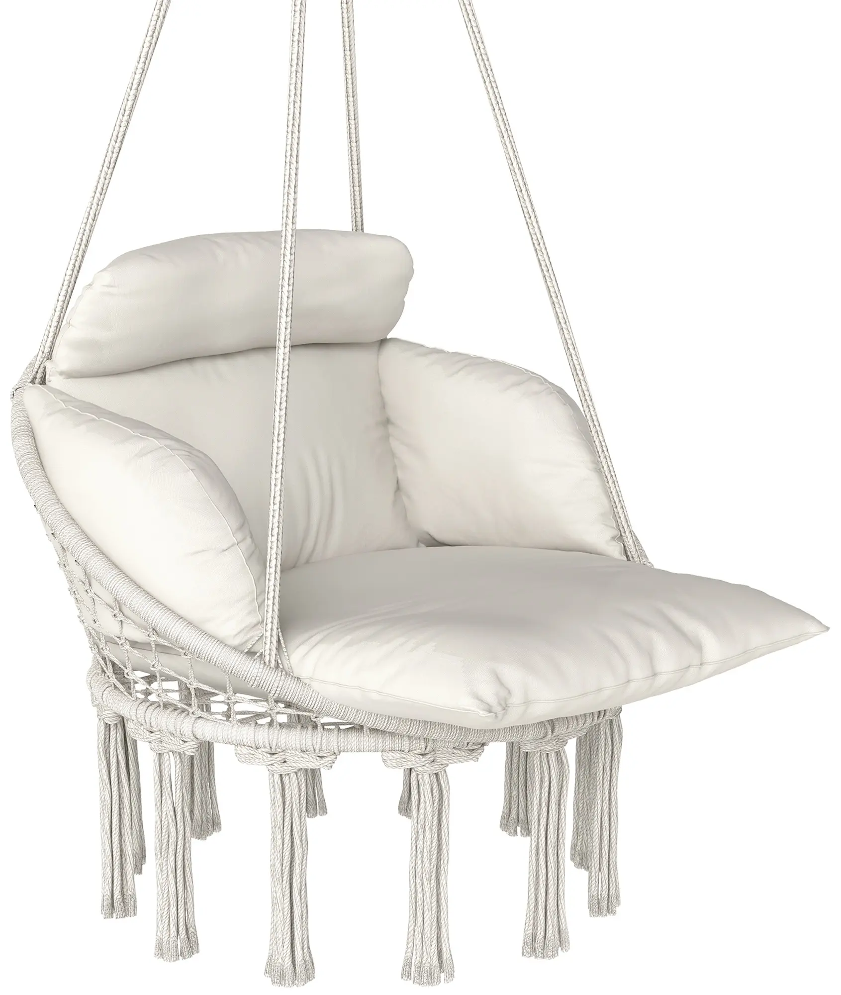 Fotoliu suspendat Outsunny 84A-357V00CW (Cream White) - 2