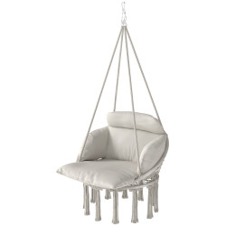 Fotoliu suspendat Outsunny 84A-357V00CW (Cream White) Thumb