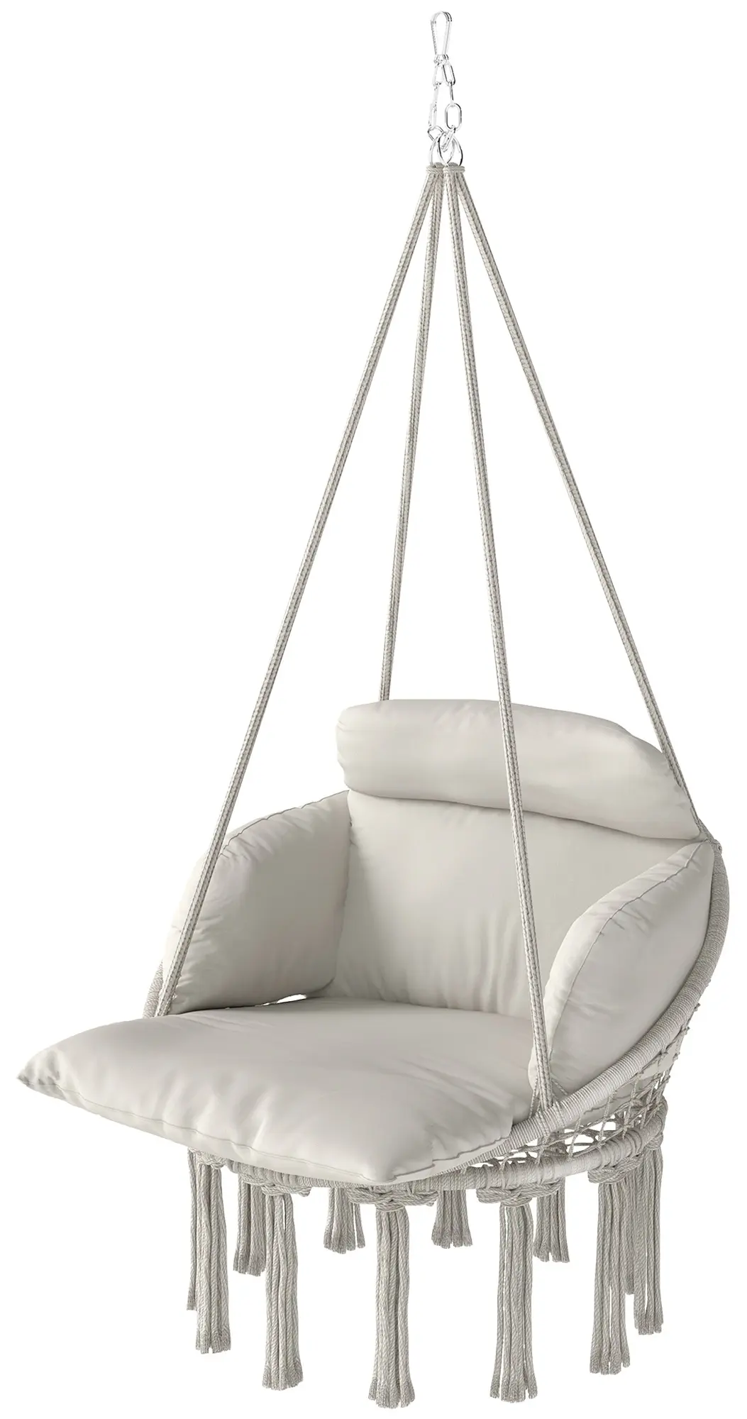 Fotoliu suspendat Outsunny 84A-357V00CW (Cream White) - 3