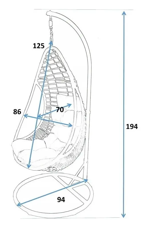 Fotoliu-cocon Procart 1017976 (Black)