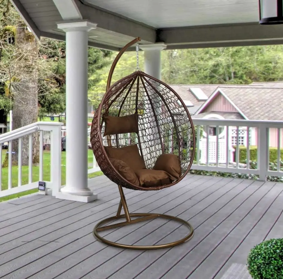 Fotoliu-cocon Procart Steel 103x195 (Brown)