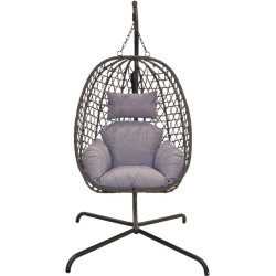 Fotoliu-cocon ProGarden 954518 (Dark Grey)