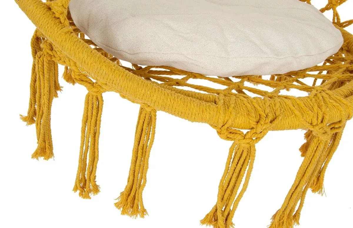 Кресло подвесное Royokamp 1031392 (Yellow/Cream)