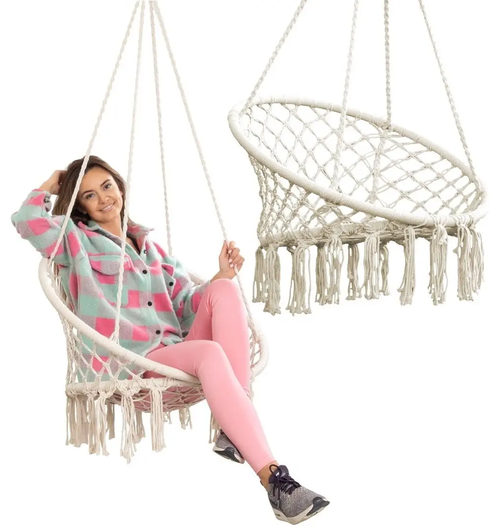 Fotoliu suspendat Saska Garden 1018027 (Ecru)