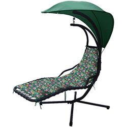 Sezlong suspendat Saska Garden Lea Tropic 1018621 (Green/Black)