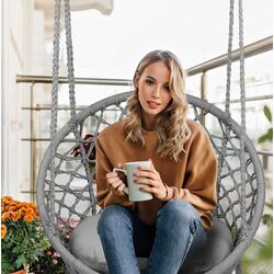 Качели с подушкой Sofotel Boho (Grey) Thumb