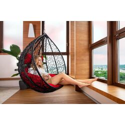 Кресло-кокон Sofotel Hawana (Black/Red) Thumb