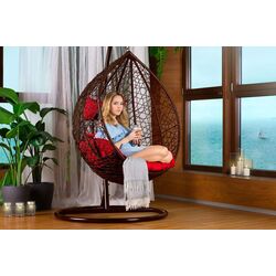 Кресло-кокон Sofotel Hawana (Brown/Red) Thumb