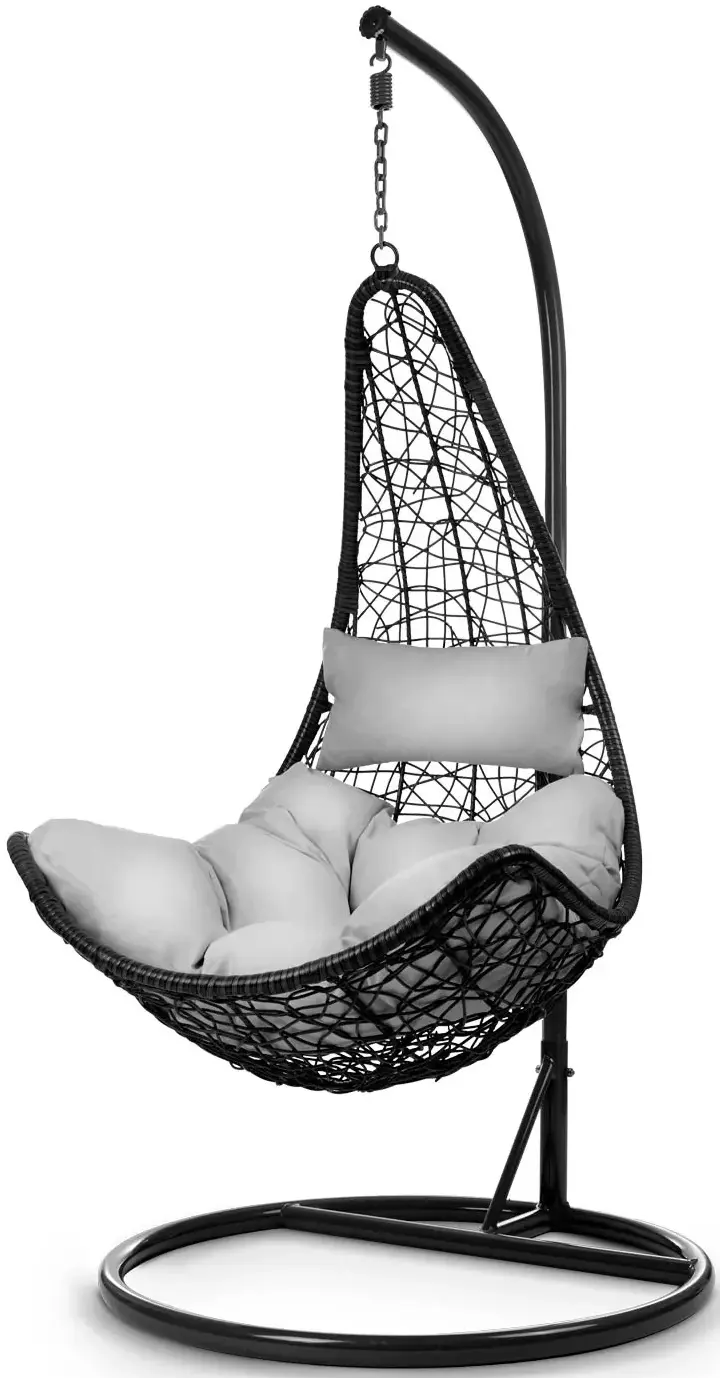 Fotoliu suspendat Sofotel Cabana 4040 (Black/Light Grey) - 2